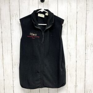 Orvis Vest Women Size Small Collared Sleeveless Full Zip Fleece Embroidered Logo